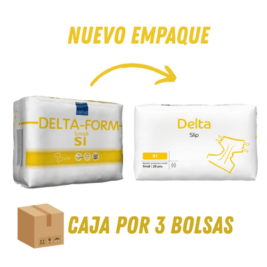 PACK X 3 PAÑALES ADULTOS ABENA DELTA SLIP S1, ANATÓMICOS- 84 UNIDADES - 2