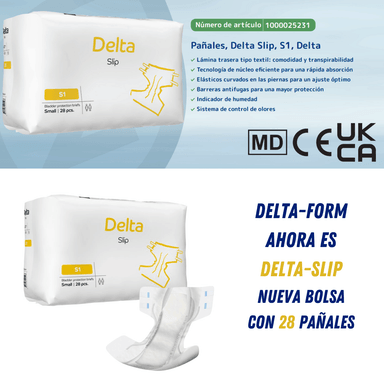 PACK X 3 PAÑALES ADULTOS ABENA DELTA SLIP S1, ANATÓMICOS- 84 UNIDADES - 4