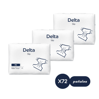 PAÑALES ADULTO ANATÓMICO ABENA DELTA SLIP M2 - 2200ML - 72 PAÑALES - 1
