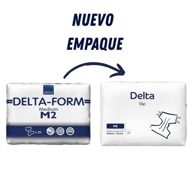 PAÑALES ADULTO ANATÓMICO ABENA DELTA SLIP M2 - 2200ML - 72 PAÑALES - 2