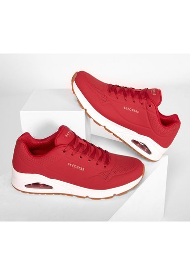 ZAPATILLAS HOMBRE SKECHERS URBANAS ROJO UNO STAND ON AIR - 2