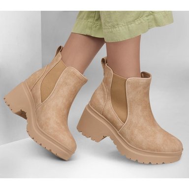 BOTÍN MUJER BOBS TANGO BEIGE SKECHERS - 2