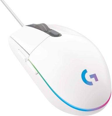 MOUSE GAMER LOGITECH G203 LIGHTSYNC RGB 8000 DPI BLANCO - 1