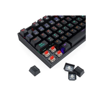 TECLADO GAMER REDRAGON KUMARA K552 RED ESPAÑOL NEGRO RAINBOW - 2