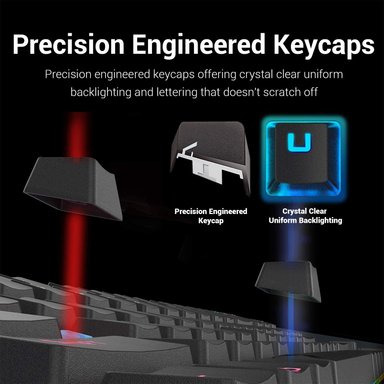 TECLADO GAMER REDRAGON KUMARA K552 RGB SW RED ESPAÑOL - 4