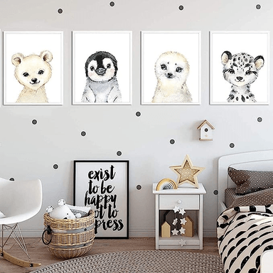 IMAGEN DECORATIVA NORDICA MAPACHE 30X40 CM - 2