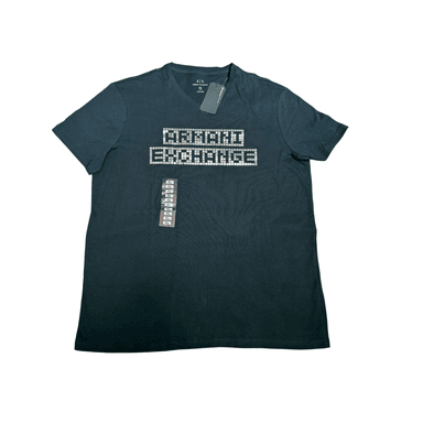 POLERA HOMBRE ARMANI NEGRA L - 1