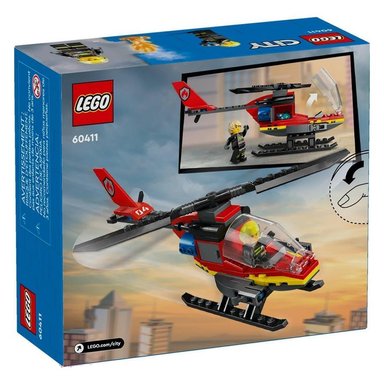 LEGO CITY: HELICOPTERO DE RESCATE DE BOMBEROS 60411 - 3