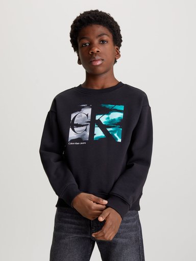 POLERÓN ALGODÓN NIÑO CALVIN KLEIN SERENITY MONOGRAM - 1