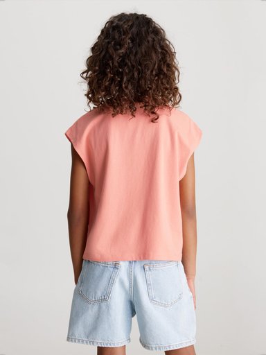 POLERA ALGODÓN NIÑA CALVIN KLEIN IRIDESCENT - 3