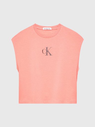 POLERA ALGODÓN NIÑA CALVIN KLEIN IRIDESCENT - 5