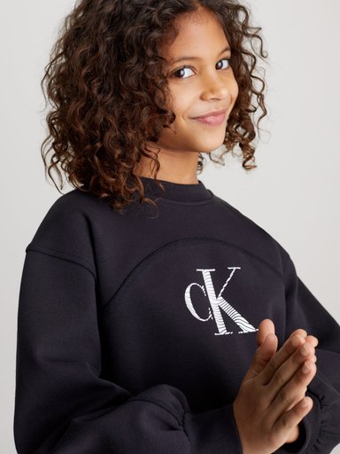 POLERÓN ALGODÓN NIÑA CALVIN KLEIN IRIDESCENT - 4