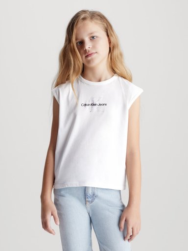 POLERA ALGODÓN NIÑO CALVIN KLEIN MONOLOGO RELAXED - 1