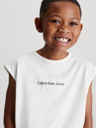 POLERA ALGODÓN NIÑO CALVIN KLEIN MONOLOGO RELAXED - 6