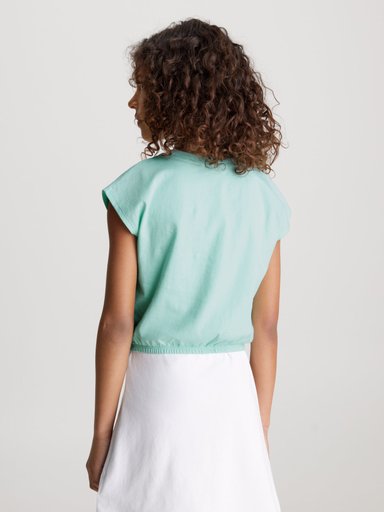 POLERA ALGODÓN NIÑA CALVIN KLEIN GRADIENT FLOCK - 3