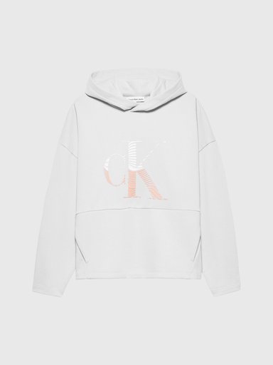POLERÓN ALGODÓN NIÑO CALVIN KLEIN CON GORRO SWIRL MONOGRAM - 7