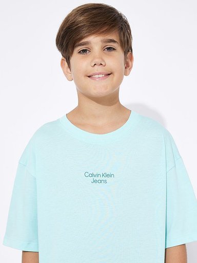 POLERA ALGODÓN NIÑO CALVIN KLEIN SERENITY - 4