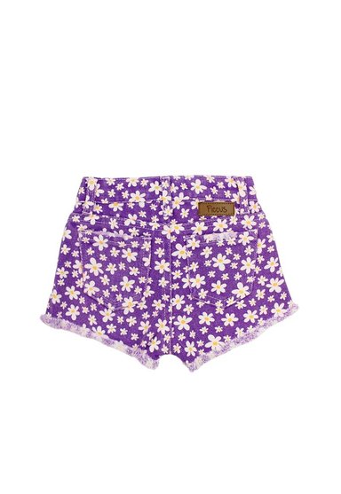 SHORT ALGODÓN NIÑA FICCUS MORADO OASIS BEBÉ - 2