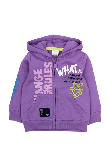POLERÓN ALGODÓN NIÑO FICCUS GO BEBÉ MORADO - 1