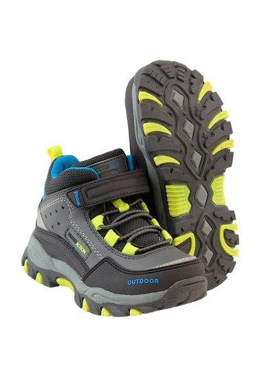 ZAPATILLA OUTDOOR FICCUS TEX GRIS NIÑO FICCUS - 3