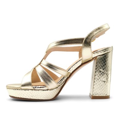 SANDALIAS MUJER TOFFY CO CUERO DORADO EMMA - 3