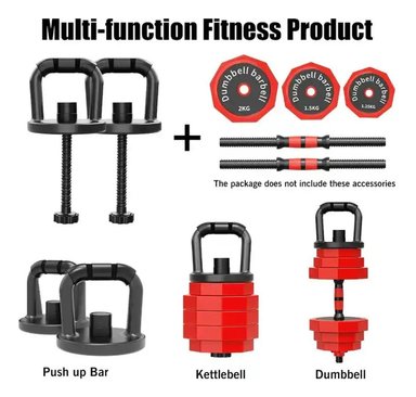 SET MANCUERNAS YEP 20 KG BARRA RUSA KETTLEBELL PREMIUM - 5