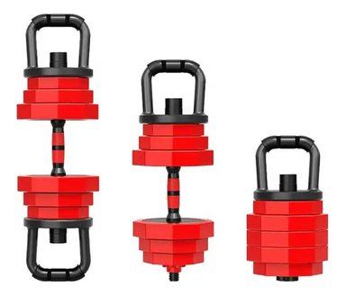 SET MANCUERNAS YEP 20 KG BARRA RUSA KETTLEBELL PREMIUM - 6