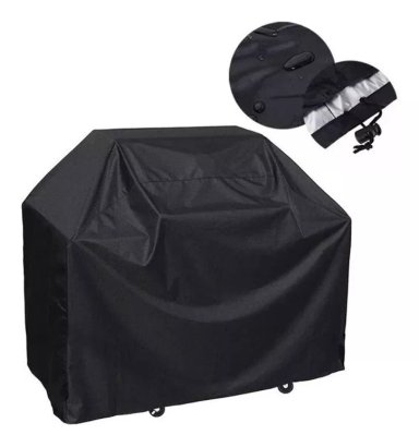 COBERTOR PARRILLA ASADOR EXTERIOR FUNDA PROTECTOR BARBACOA - 1