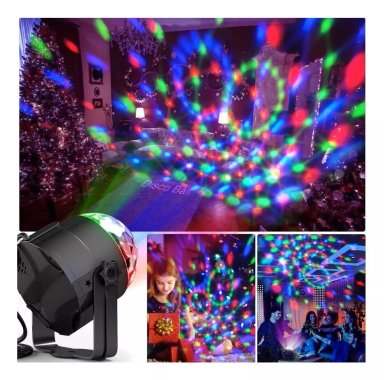 LUCES BOLA LED LÁSER DISCO CON CONTROL REMOTO MULTICOLOR - 5