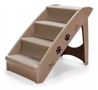 ESCALERA PERROS GATOS PLEGABLE 4 ESCALONES - 2