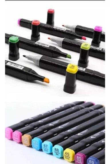 SET X80 PLUMONES MARCADORES PARA COLOREAR - 3