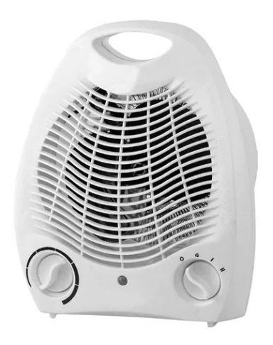 CALEFACTOR CALENTADOR ELÉCTRICO TERMOVENTILADOR 2000W BLANCO - 3