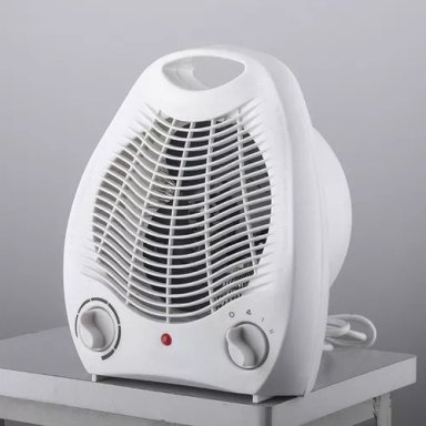 CALEFACTOR CALENTADOR ELÉCTRICO TERMOVENTILADOR 2000W BLANCO - 4