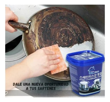 LIMPIA OLLA MULTIUSO PASTA CREMA MAGIC LIMPIADOR ACERO HOGAR - 2