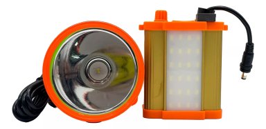 FOCO DE CAZA LED MINERIA CAMPING USB LARGO ALCANCE 300MTS - 2