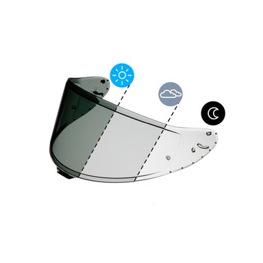 VISOR DE CASCO SHOEI NXR2 - X-SPR PRO CWR-F2 FOTOCROMATICO - 2