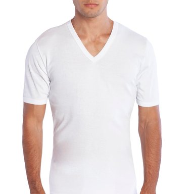 CAMISETA ALGODÓN MANGA CORTA - 1