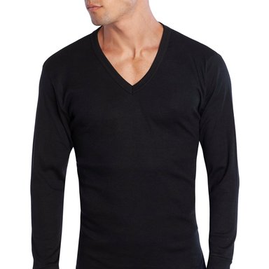 CAMISETA M/L ARGA CUELLO V HOMBRE ALGODÓN - 1