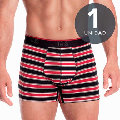 BÓXER ELASTICO A LA VISTA HOMBRE FULL TEJIDO COTTON SPANDEX - 1