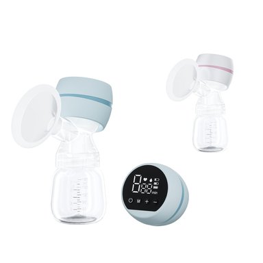 EXTRACTOR DE LECHE BABYMINE AUTOMÁTICO BATERÍA ROSADO - 1