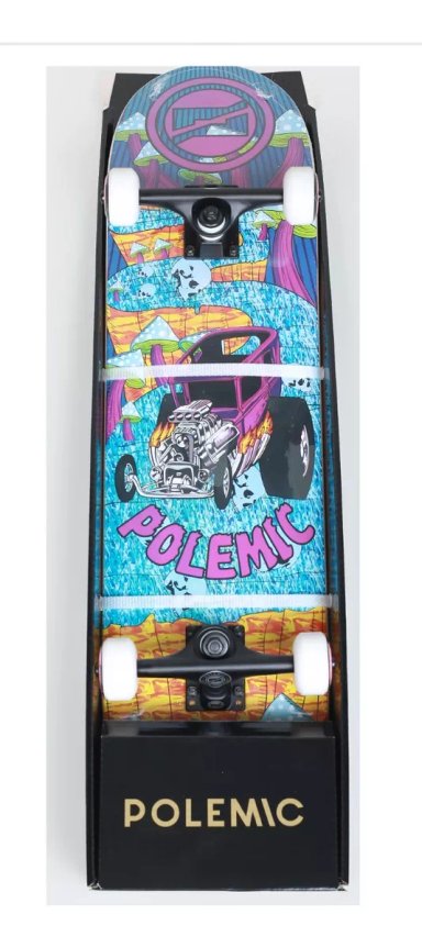 TABLA POLEMIC SKATE ARMADA 8´´ PATINETA SKATE PRINCIPIANTE - 1