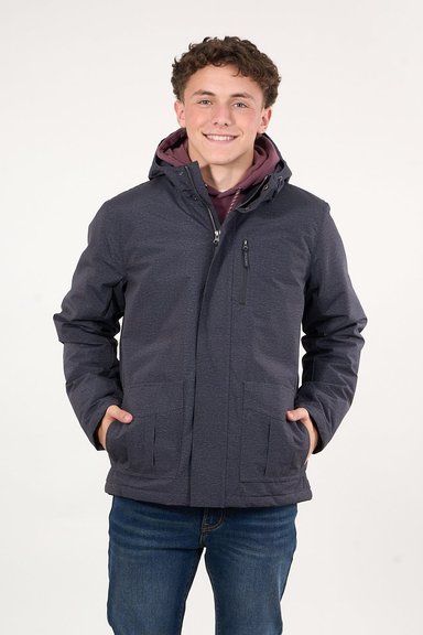 PARKA WATERPROOF STANDAR FIT NEGRO WI9301 POLEMIC - 1