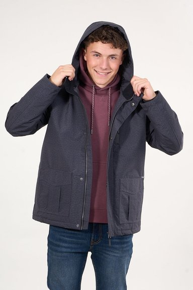 PARKA WATERPROOF STANDAR FIT NEGRO WI9301 POLEMIC - 2