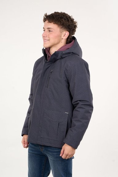 PARKA WATERPROOF STANDAR FIT NEGRO WI9301 POLEMIC - 3