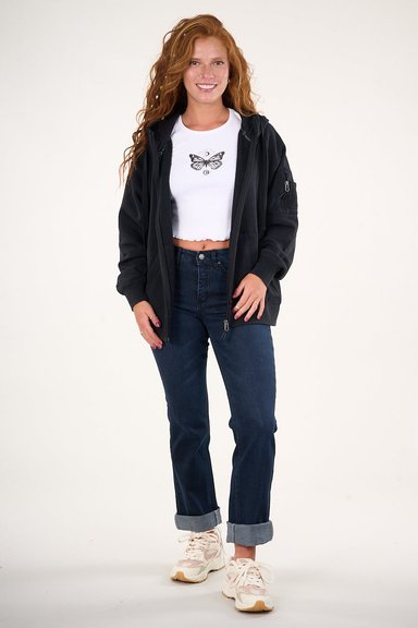 PANTALON MUJER RECTO ROLL UP VW4725 MUJER POLEMIC - 1