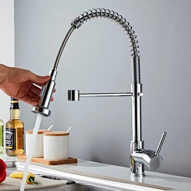 LLAVE GRIFERÍA LAVAPLATOS SIMPLE CUELLO CISNE FLEXIBLE TAP03 - 3