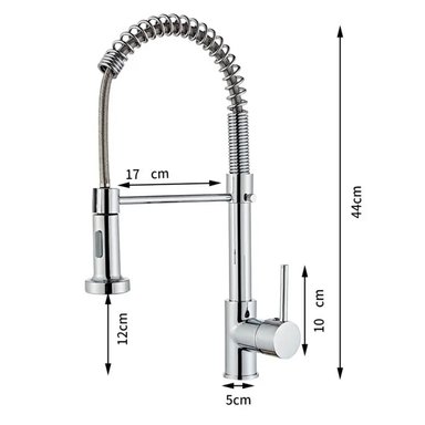 LLAVE GRIFERÍA LAVAPLATOS SIMPLE CUELLO CISNE FLEXIBLE TAP03 - 4
