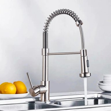 LLAVE GRIFERÍA LAVAPLATOS SIMPLE CUELLO CISNE FLEXIBLE TAP03 - 8
