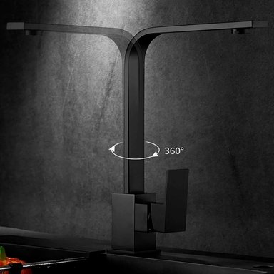LLAVE GRIFERÍA LAVAPLATOS CUADRADO CUELLO GIRATORIO TAP26 - 6