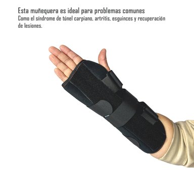 ORTESIS INMOVILIZADORA MUÑECA CON FERULA PALMAR DORSAL TALLA L DERECHA - 2